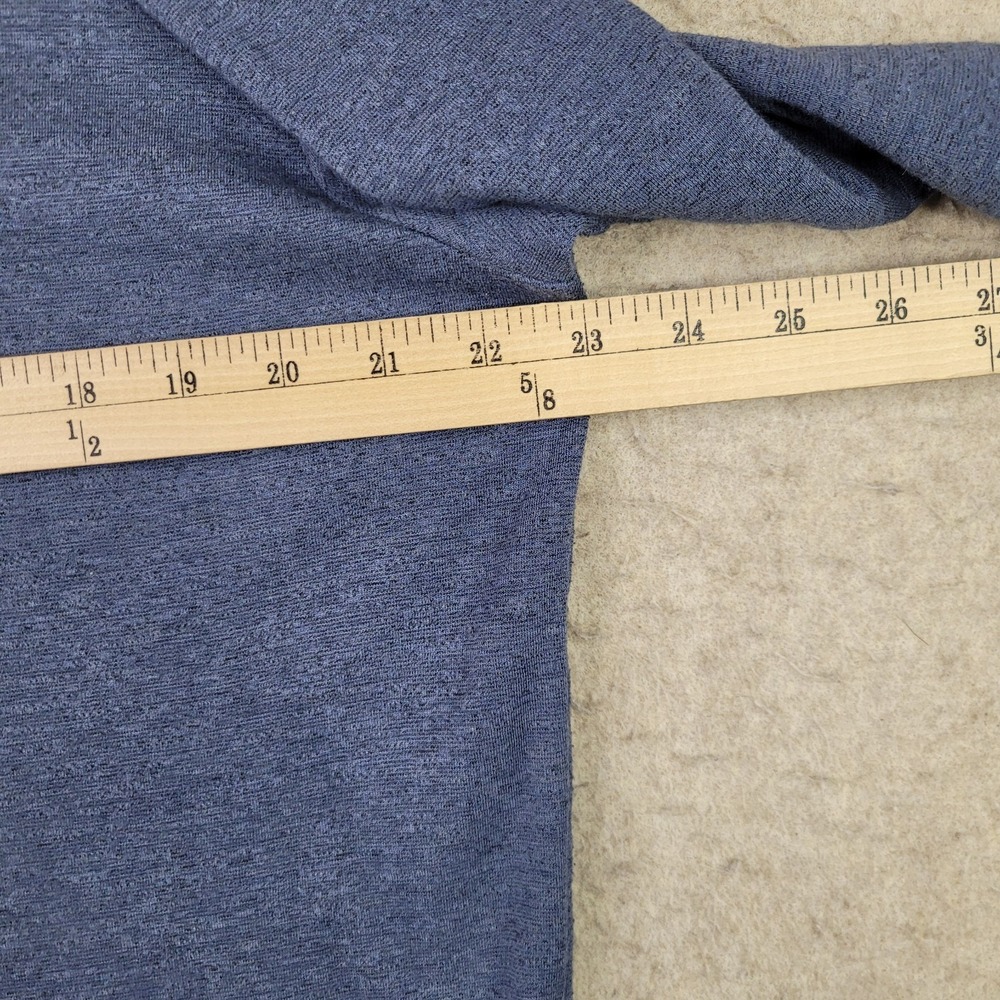 Travis Mathew Hoodie Shirt Mens XL Blue Pullover Lightweight Stretch - Picture 5 of 7
